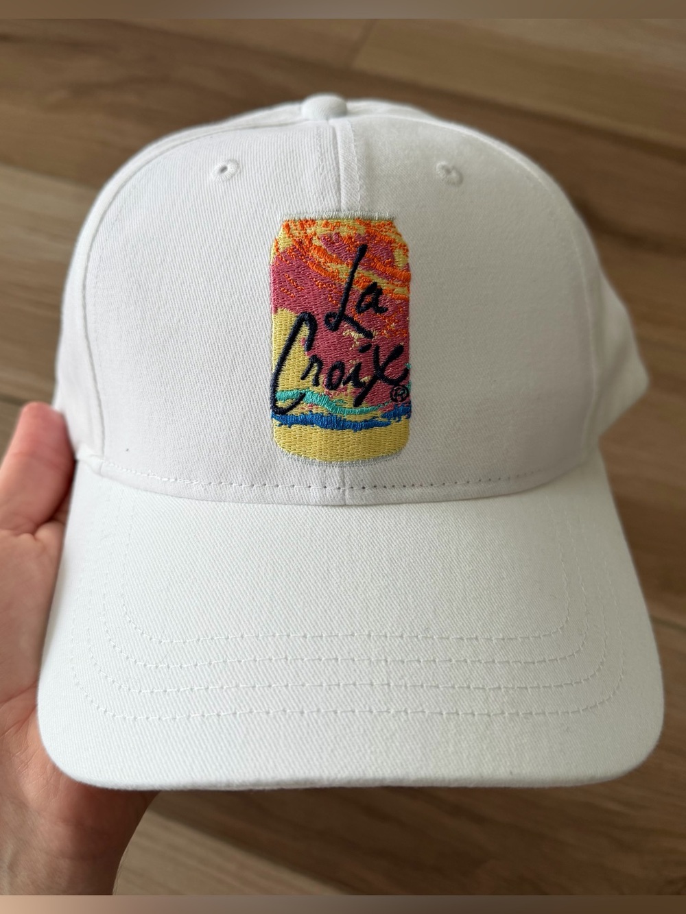 La Croix Seltzer Water White Baseball Cap